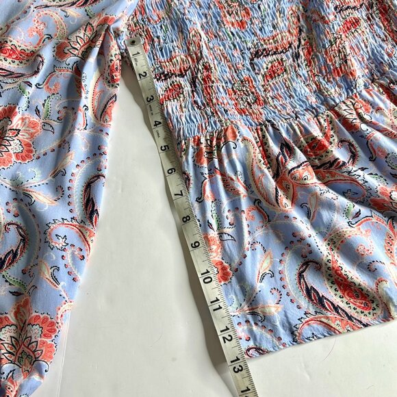 Mi Ami Women's Long Sleeve Floral Small Blouse - Picture 9 of 12